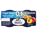 Yogurt Pesca 0.1% Grassi Senza Lattosio, 2x125 g